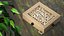 Wooden Maze Game with Steel Marbles