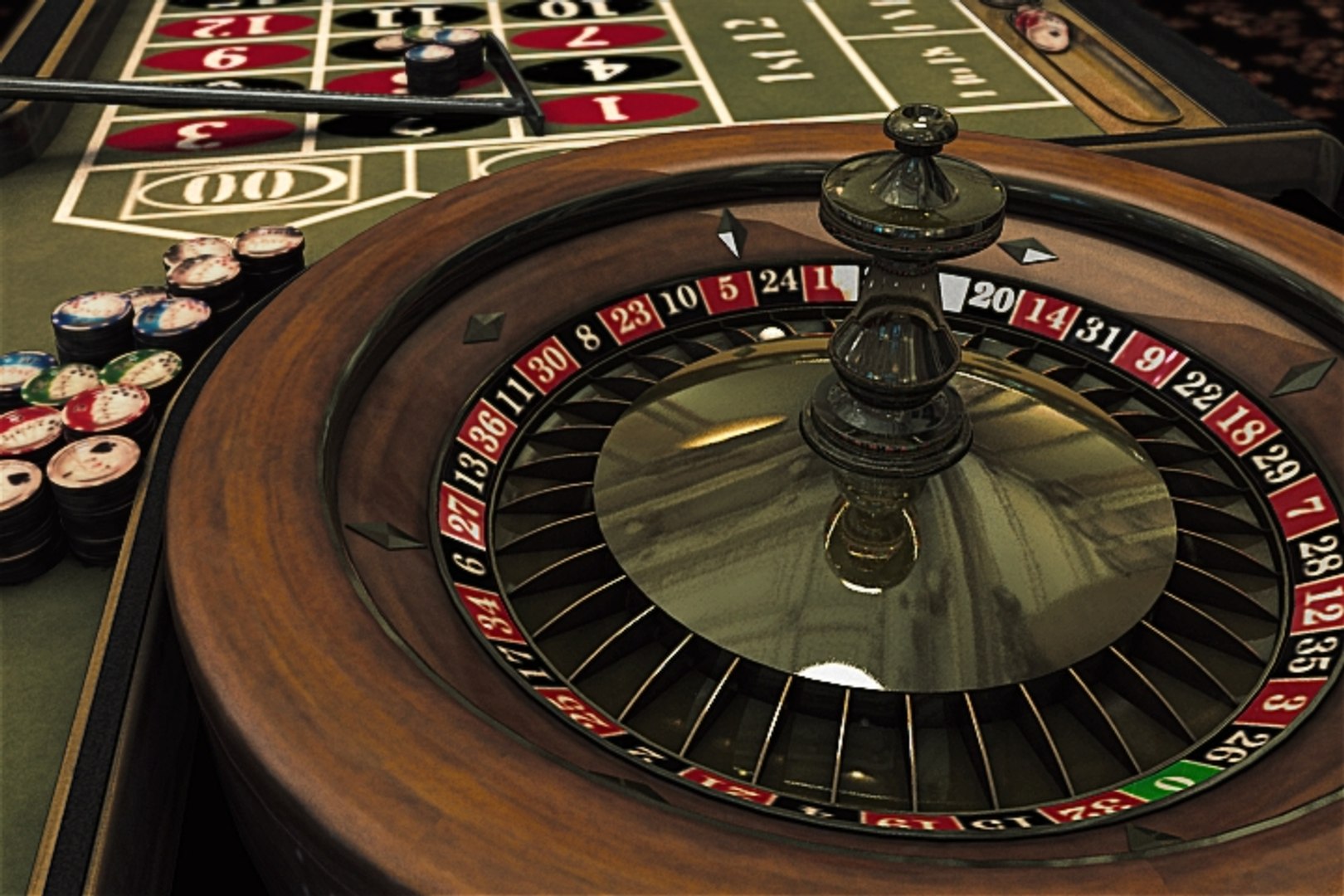 Roulette Table Wheel Ma