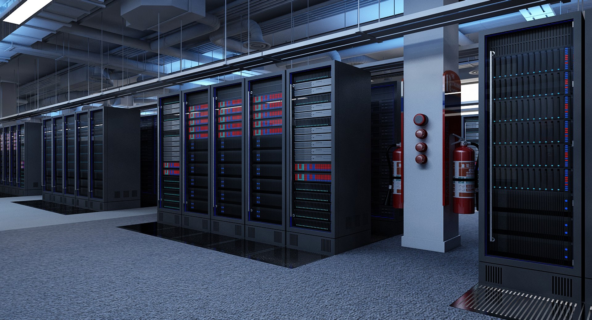 Data Servers 3d Model