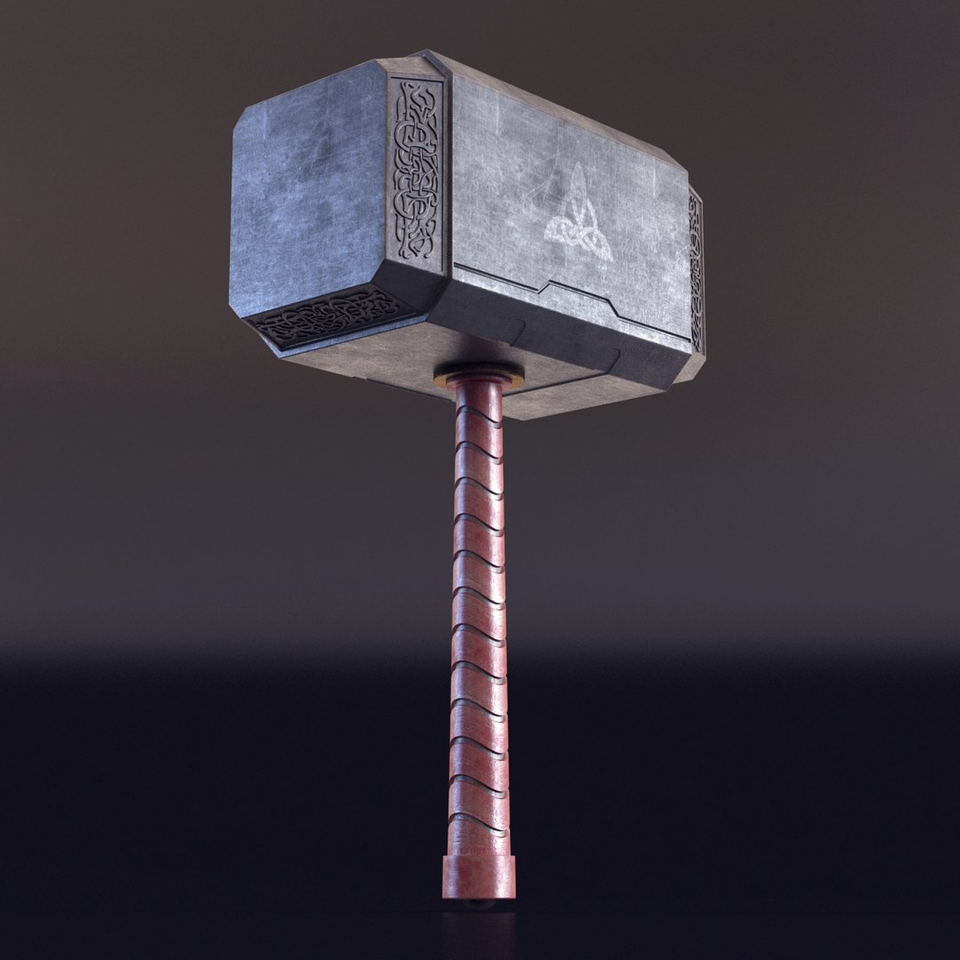 Thor Hammer 3d Model