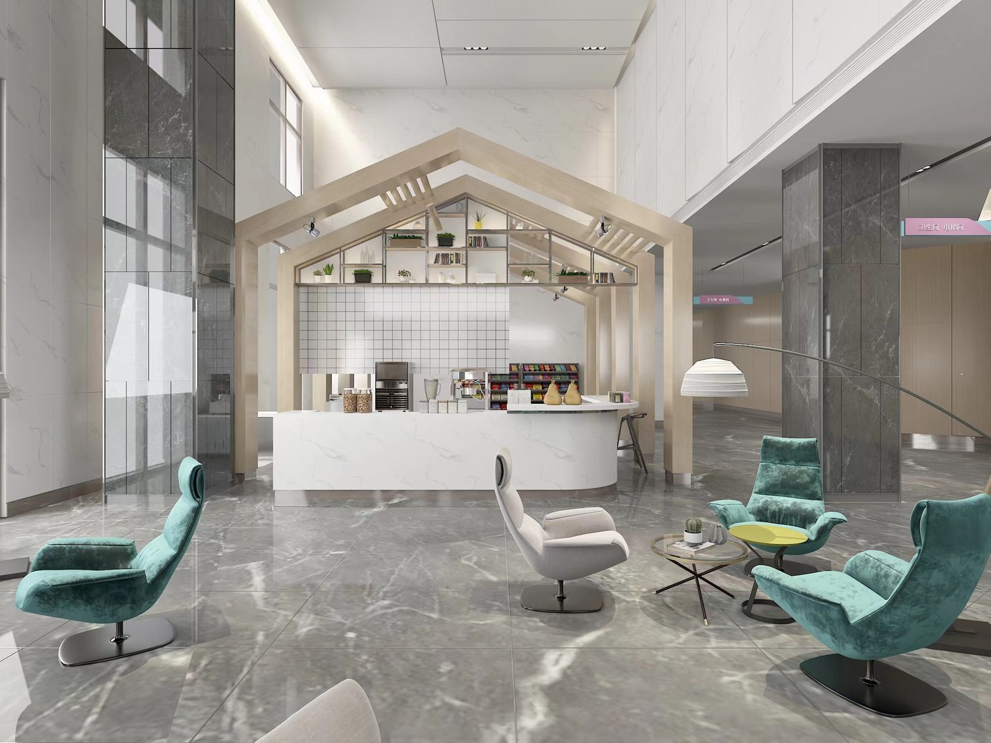 Modern Hospital Interior 3D Model - TurboSquid 2109615