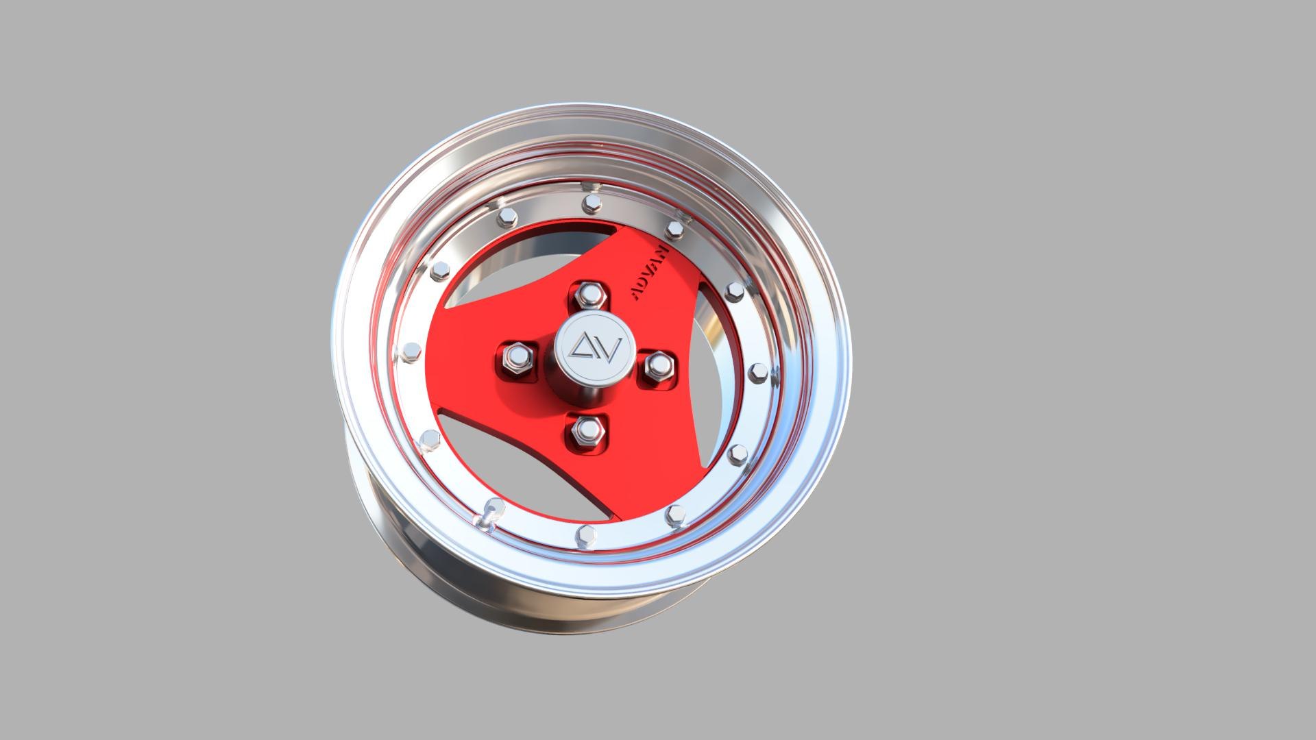 3D Advan 3 Piece Rim Highpoly - TurboSquid 1812366