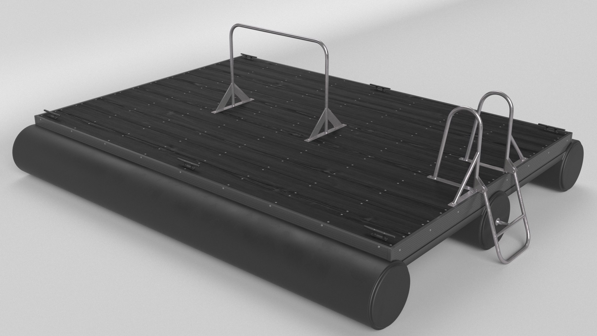 Floating Pontoon Design 3D Model TurboSquid 2067759