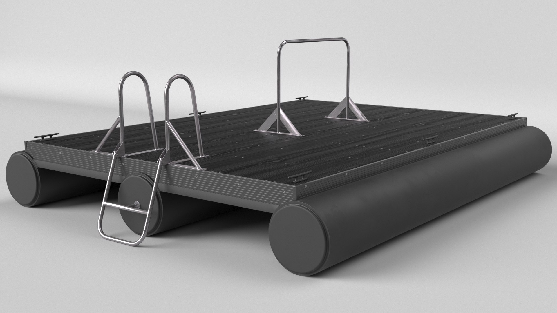 Floating Pontoon Design 3D Model TurboSquid 2067759