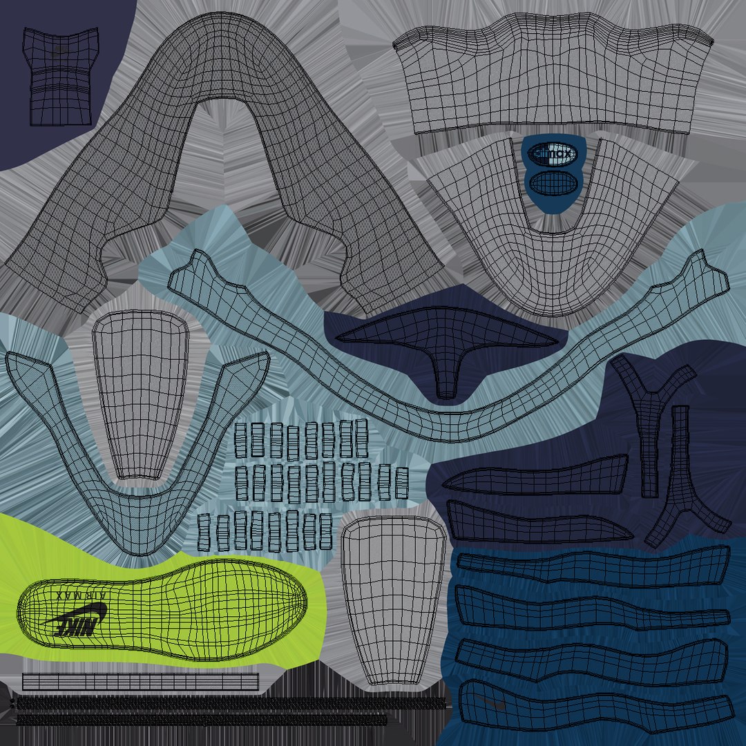 Nike Sneakers Set 3D https://p.turbosquid.com/ts-thumb/Ls/kcltuW/zL/buvwmap01/jpg/1757513744/1920x1080/fit_q87/c9b274aa6cea0aa8a066e1b9bcfce487db8043ab/buvwmap01.jpg