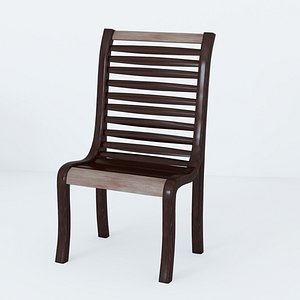 chair landbond wood 3D model