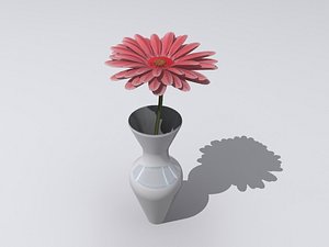 3d flower vase