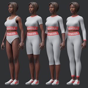 Woman athlete african