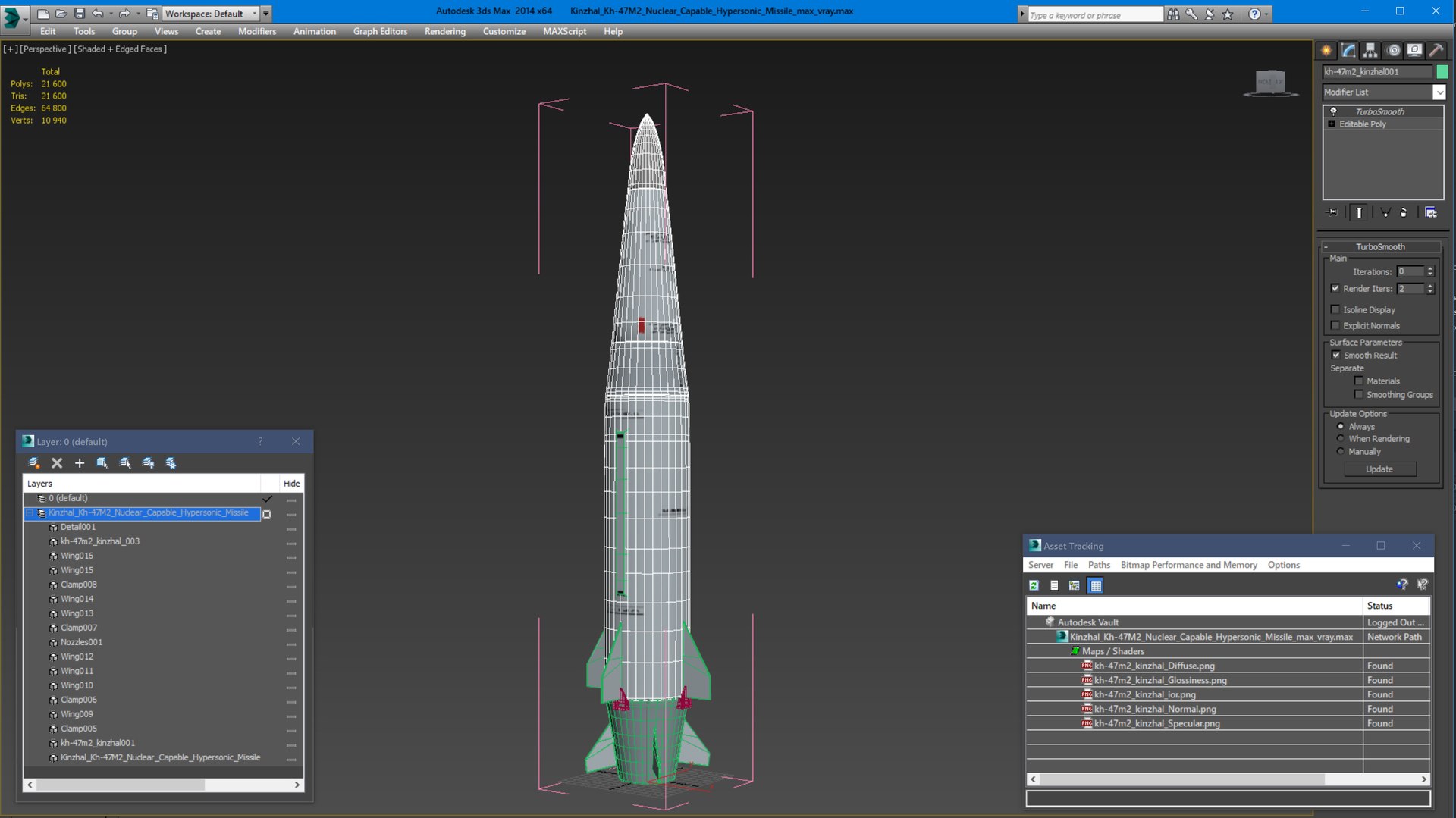 Kinzhal Kh-47M2 Nuclear Capable Hypersonic Missile model https://p.turbosquid.com/ts-thumb/Ls/oklQN5/g0/kinzhalkh47m2nuclearcapablehypersonicmissilemb3dmodel017/jpg/1655299370/1920x1080/fit_q87/713c3ef5a43e2ecbdaedbaf989887eee2fa9ae95/kinzhalkh47m2nuclearcapablehypersonicmissilemb3dmodel017.jpg