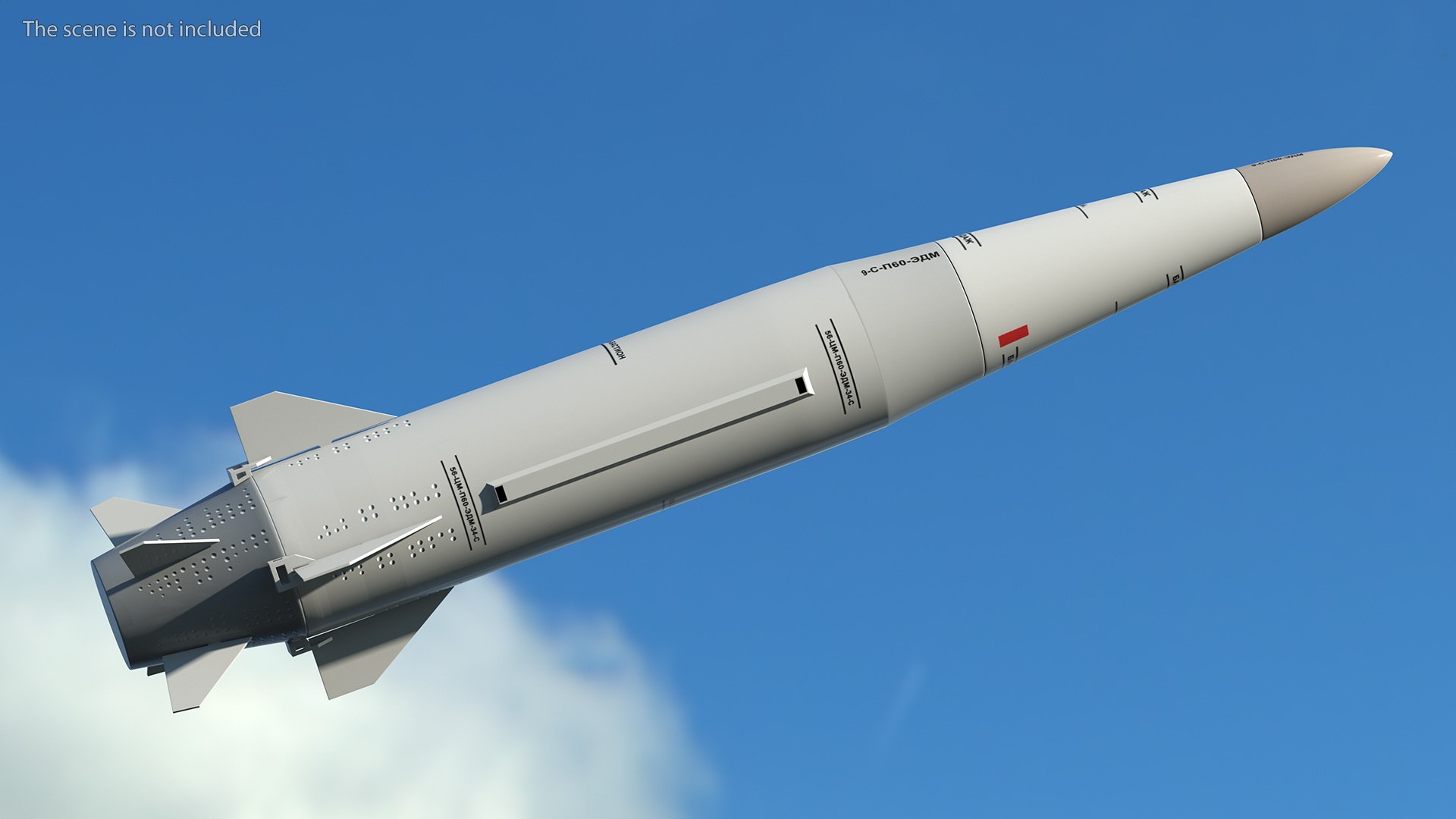 Kinzhal Kh-47M2 Nuclear Capable Hypersonic Missile Model - TurboSquid ...