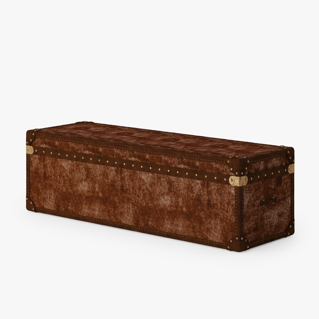 3d Mayfair Steamer Trunk Model