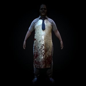 leather face 3D model