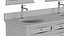 Keller Double Vanity for Undermount Sinks - Vintage Navy Blue