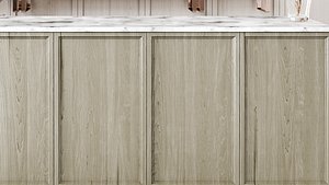 Bar counter with dessert display model