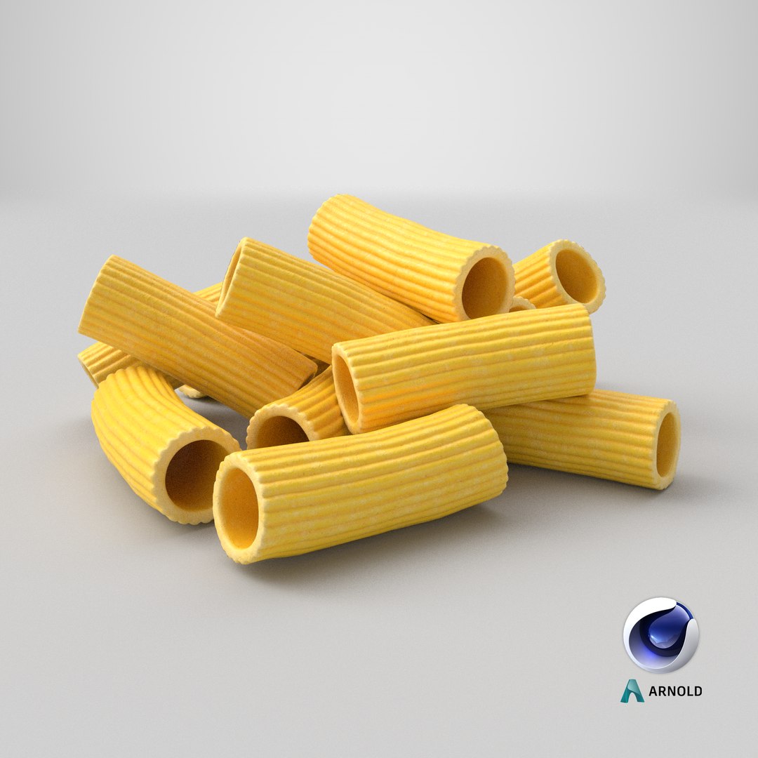3D Raw Rigatoni Pasta https://p.turbosquid.com/ts-thumb/Ls/tnCyvb/Kh/stemcell_cinema_4d_arnold_render/png/1716221326/1920x1080/fit_q87/6bbf477faf1beca9ada671807b781db88df6a20d/stemcell_cinema_4d_arnold_render.jpg