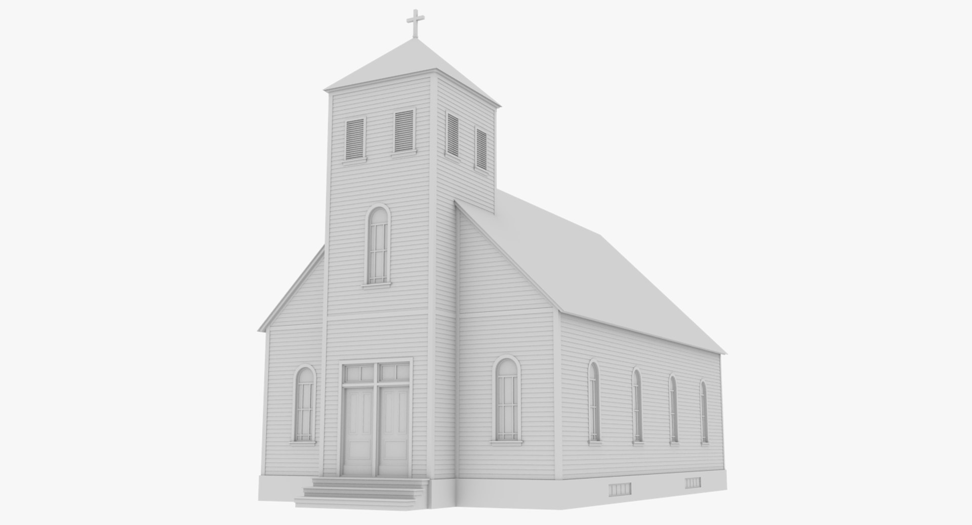 Church 1 Model - TurboSquid 1196090