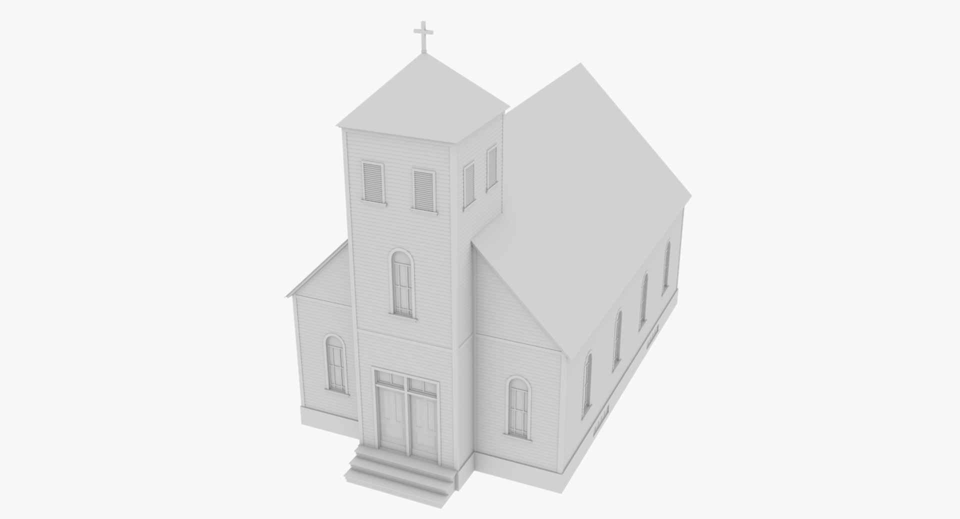 Church 1 Model - TurboSquid 1196090