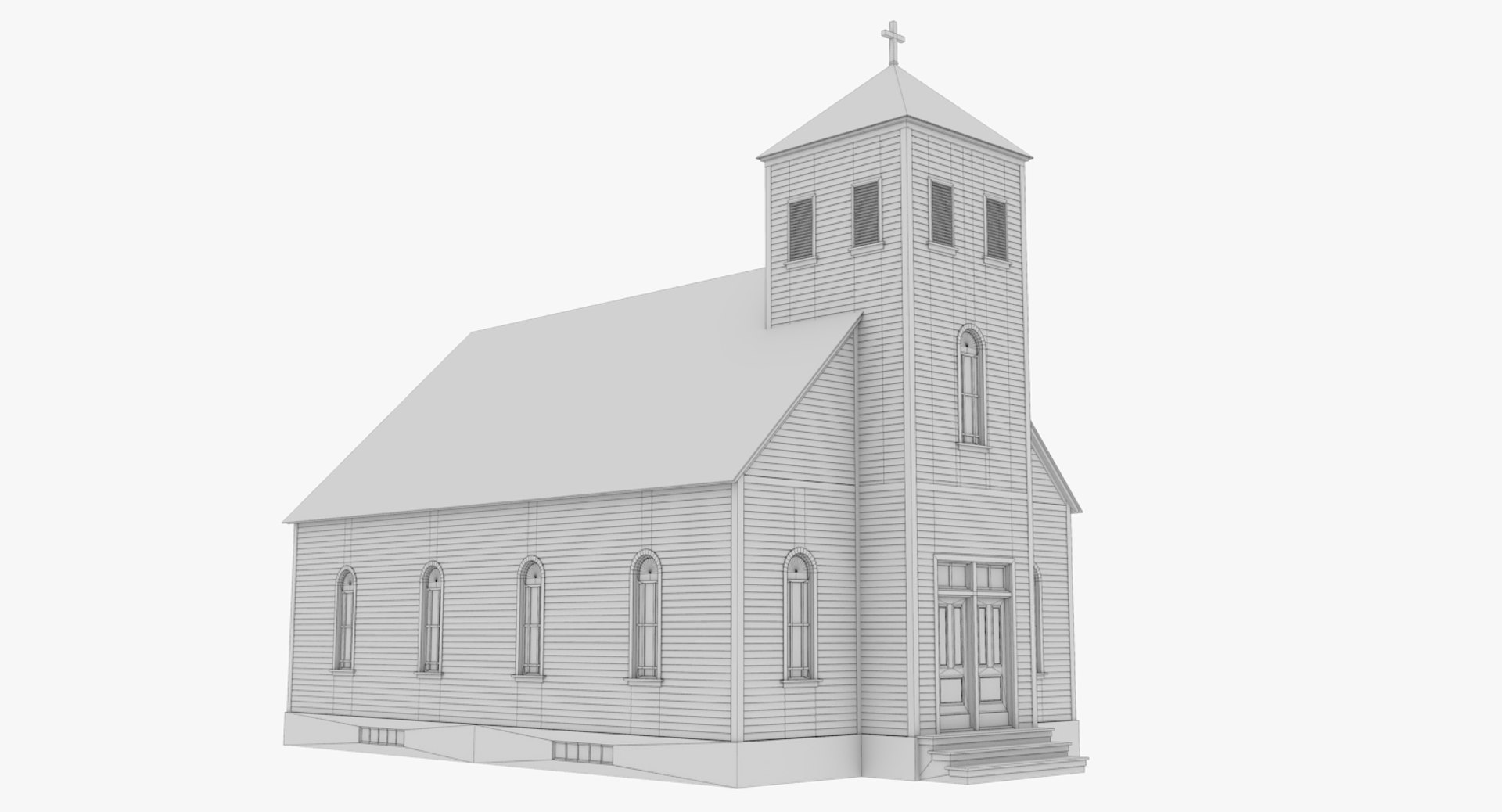 Church 1 Model - TurboSquid 1196090