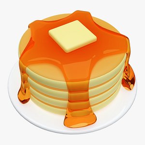 Emoji Pancake 001 3D