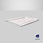 Long Sleeve Flat Male V Neck Pose 02 White Blank and Branded Heather