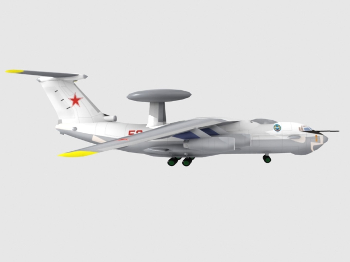 3d A-50 Beriev