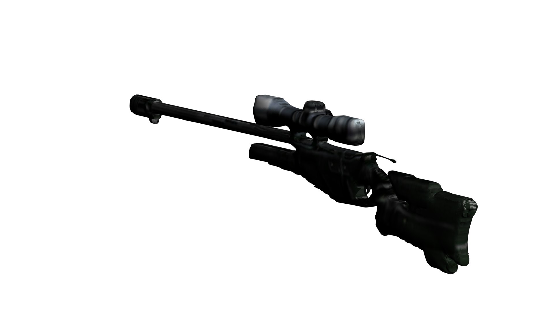 blaser r93 sniper rifle 3d obj