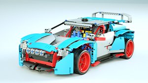 LEGO Rally Car 3D