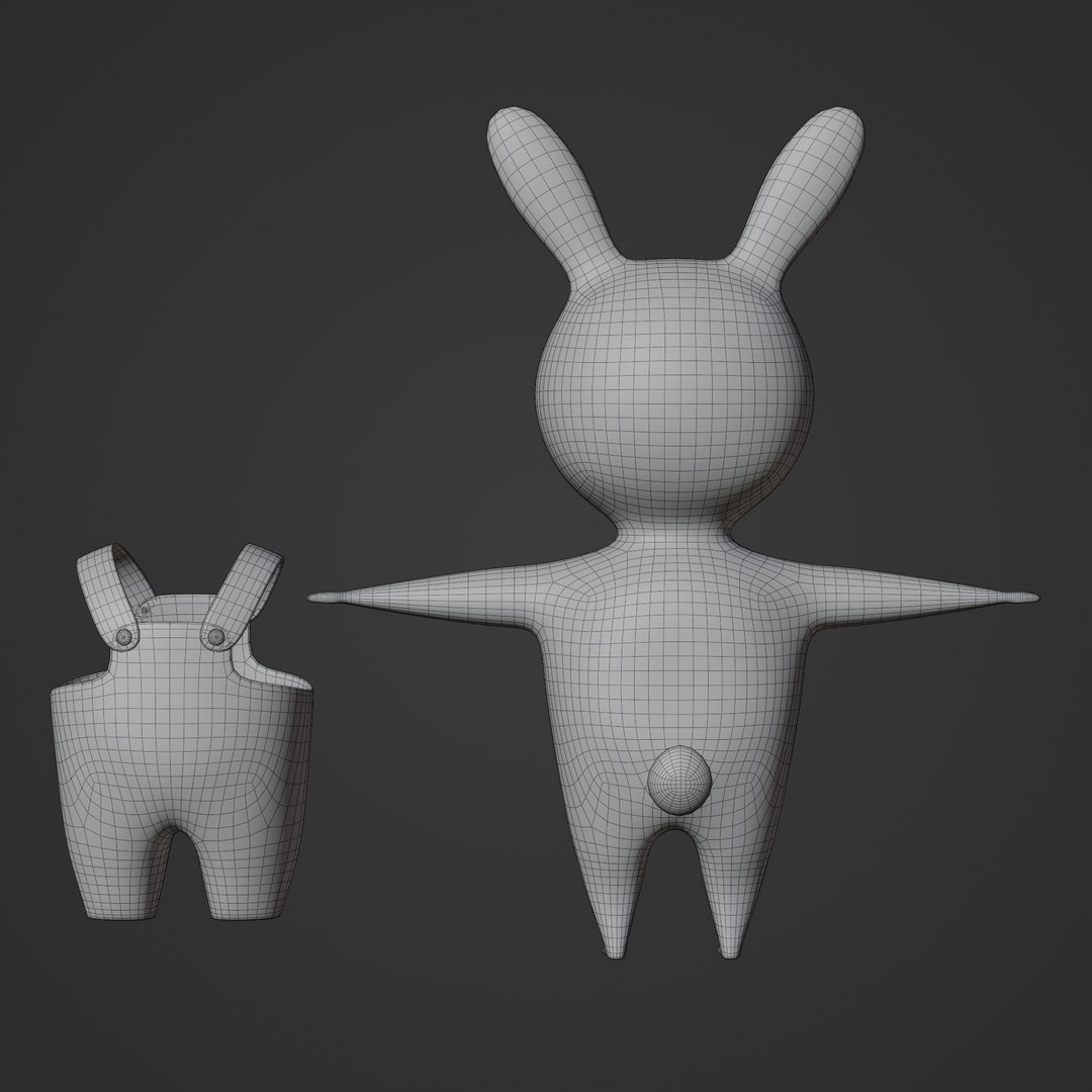 Cute Rabbit 3D Model - TurboSquid 1997678