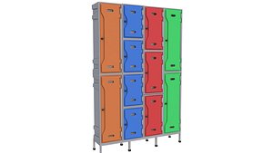 Locker 3D model
