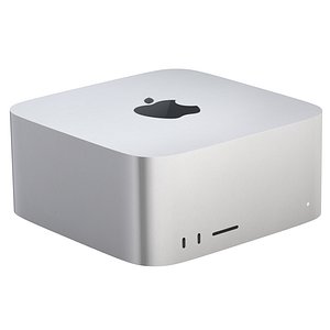 Apple Mac Studio low Poly