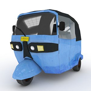 Blue Tuktuk Three Wheeler