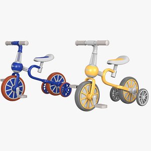 VOKUL Kids Balance Bike 3D model