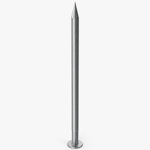 Steel Nail 3D model