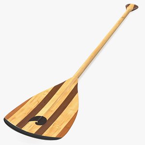 3D Wood Canoe Paddle