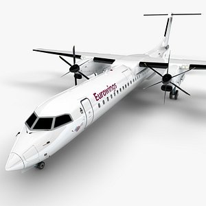 3D model Eurowings Bombardier DHC-8 Q400 Dash 8 L1510