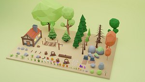 Tree and Plant Pack 3D model