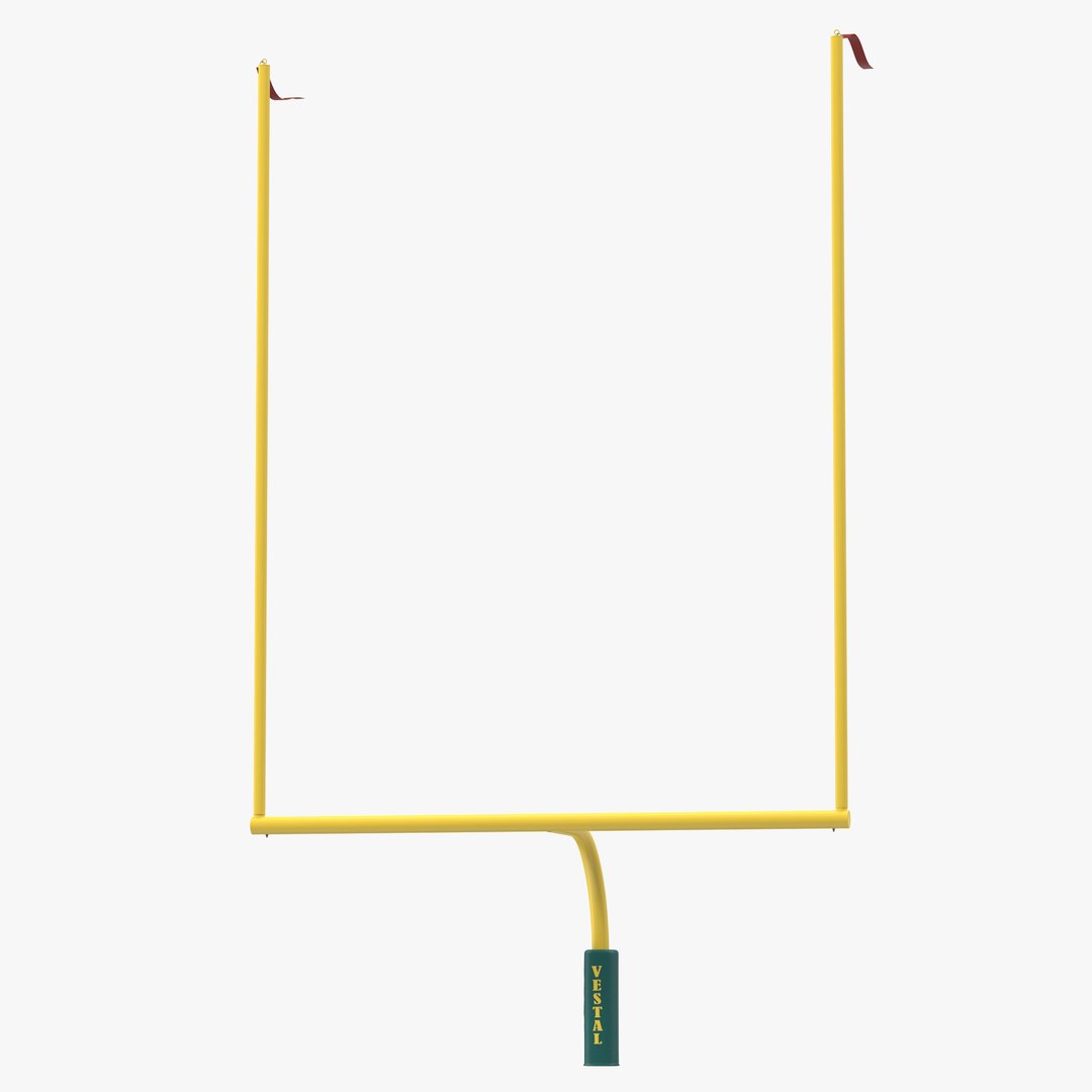 Football Uprights 3D model preview