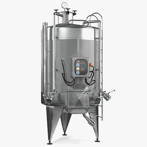 stainless steel wine fermentation 3D