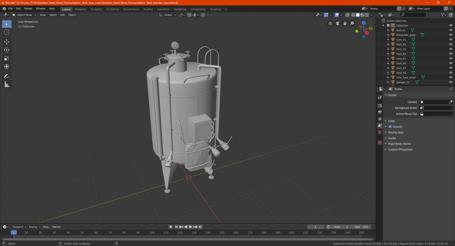 stainless steel wine fermentation 3D https://p.turbosquid.com/ts-thumb/Lt/mV8dzT/S4Wjc3IL/stainlesssteelwinefermentationtankc4dmodel018/jpg/1596471168/1920x1080/fit_q87/ea87e13a2afea663c39254c901c9c301f58833fe/stainlesssteelwinefermentationtankc4dmodel018.jpg