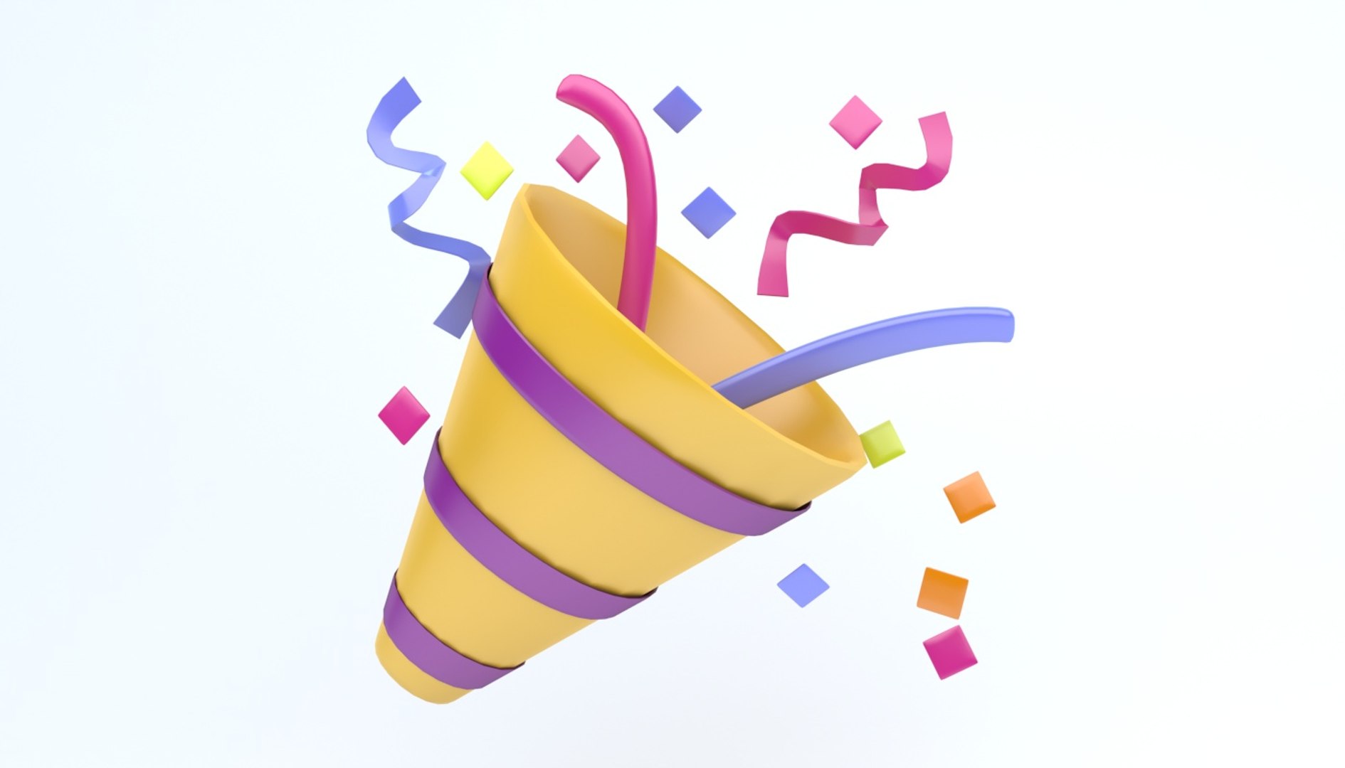 3D icon megapack 1 model https://p.turbosquid.com/ts-thumb/Lt/v3WN02/rpPecVhq/party_popper/jpg/1498537692/1920x1080/fit_q87/754f0d676adbc463e34b05de927400366aaf3986/party_popper.jpg