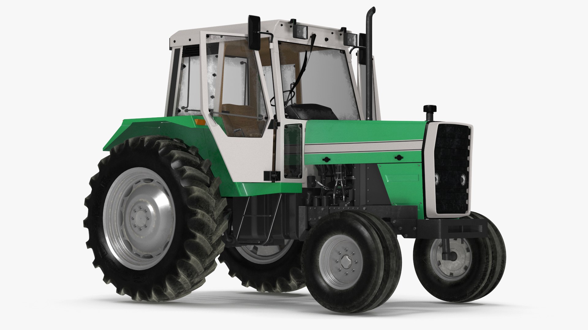 Farm Tractor 3D model preview