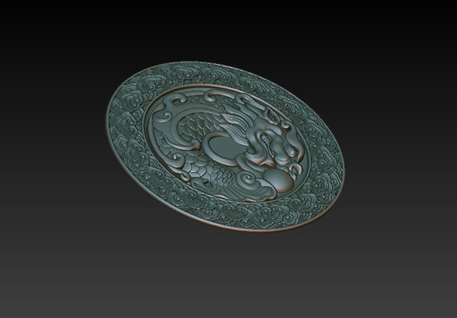 3d Dragon Chinese Relief