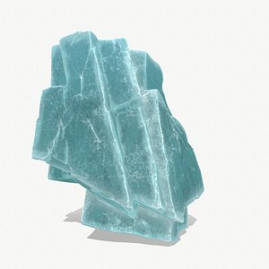 3D ice rocks model