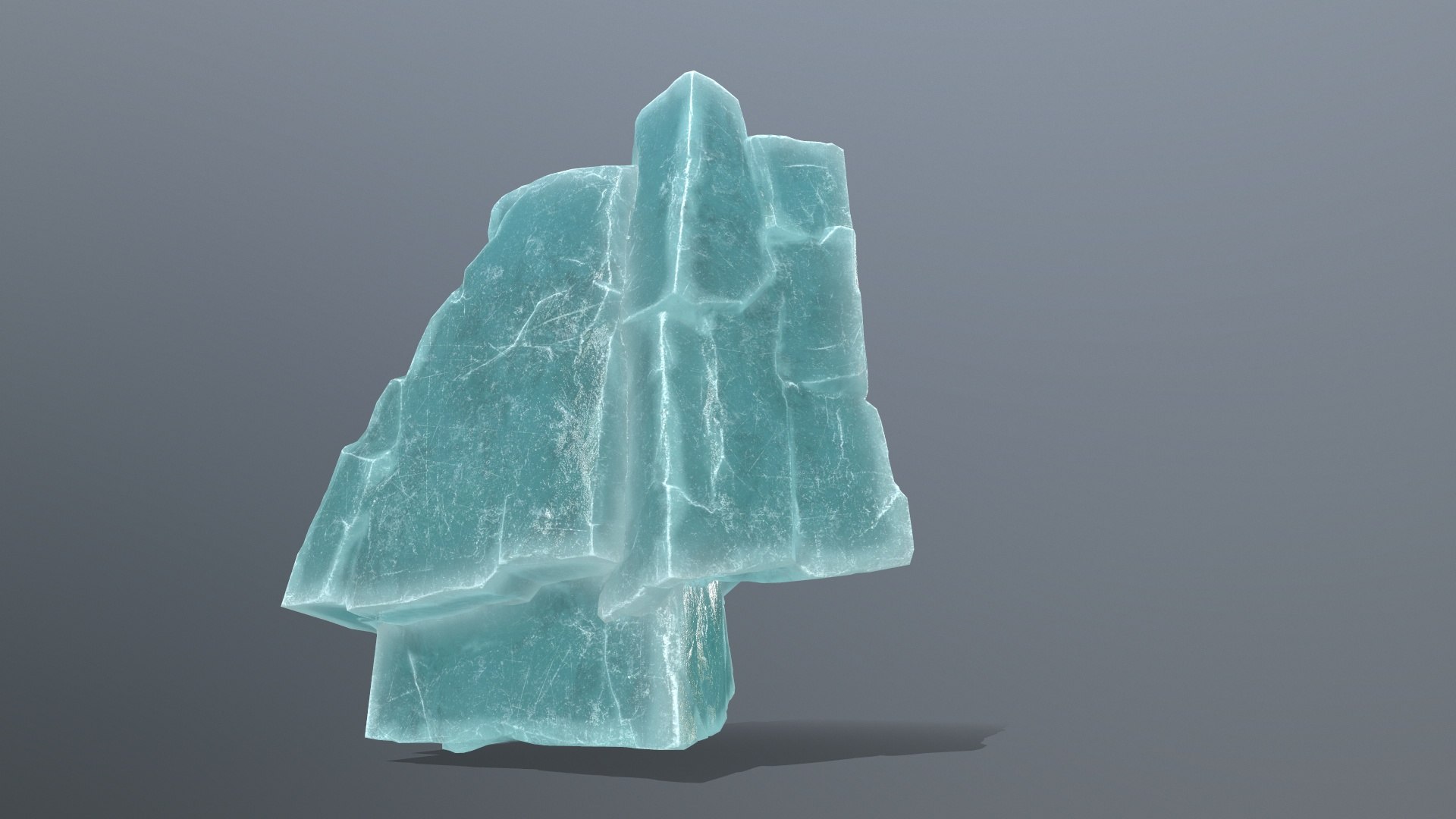 3D Ice Rocks Model - TurboSquid 2136289