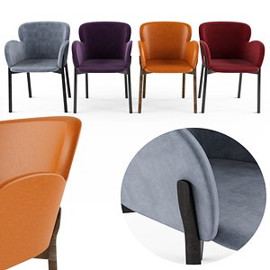 3D armchair ginger