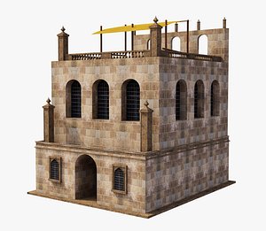 Fantasy Arab House 3D model
