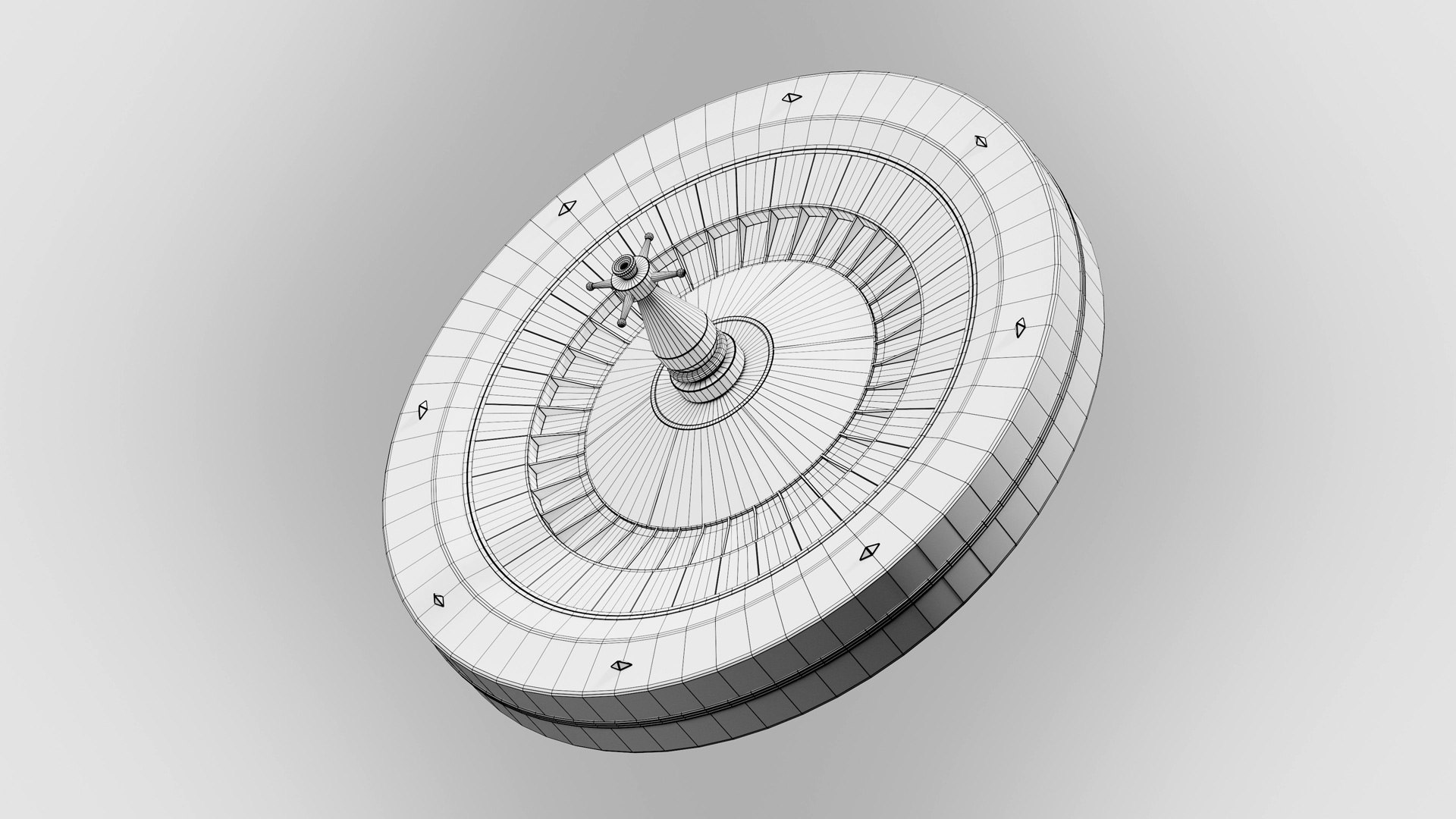 Modern Roulette Wheel Games 3D Model - TurboSquid 1591754