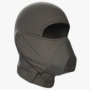 Cold Weather Work Balaclava with Breathing Mask 3D model