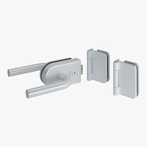 Lock with Handle and Hinges