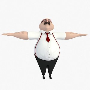 Cartoon Fat Man